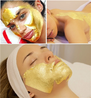 گولڈ لیف پیپر، یہ جلد کی دیکھ بھال، لگژری ڈیکوریشن پروجیکٹ کے لیے اچھی مصنوعا...